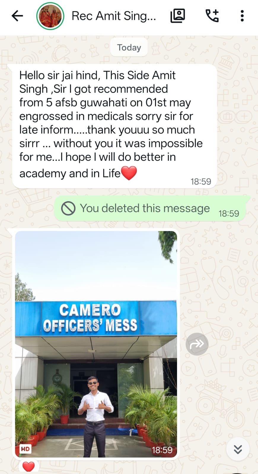 SSB Mentors student testimonial